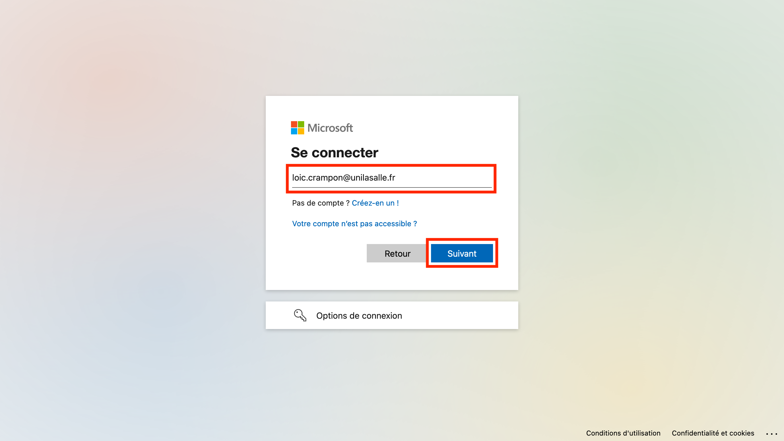 nom utilisateur