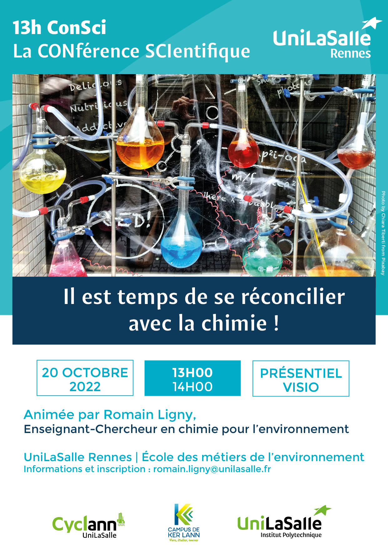 Conférence Scientifique Cyclann - la chimie au service de notre quotidien