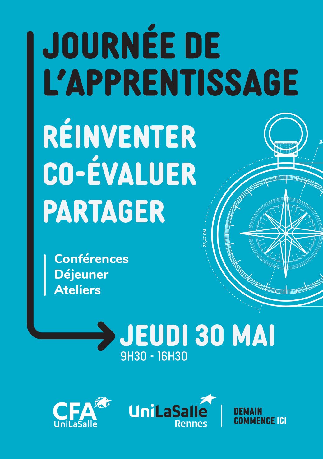 Affiche journée de l'apprentissage 2024 UniLaSalle Rennes