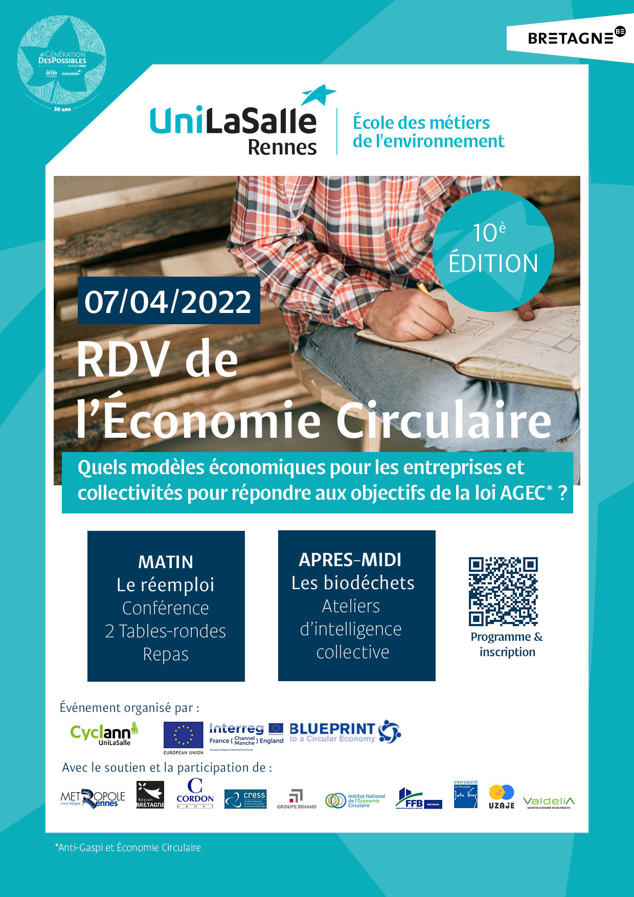 Affiche RDV economie circulaire 2022