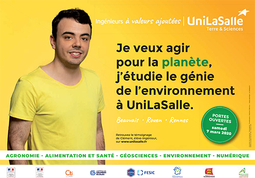Clément, étudiant d'UnilaSalle, s'engage pour la planète