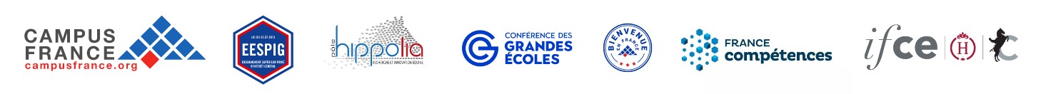 Campus France / EESPIG / Pôle Hippolia / Conférence des Grandes Écoles / Bienvenue en France / France compétences / IFCE