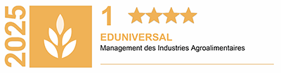 1er Master Management des industries agroalimentaires - 4 étoiles - Eduniversal 2025