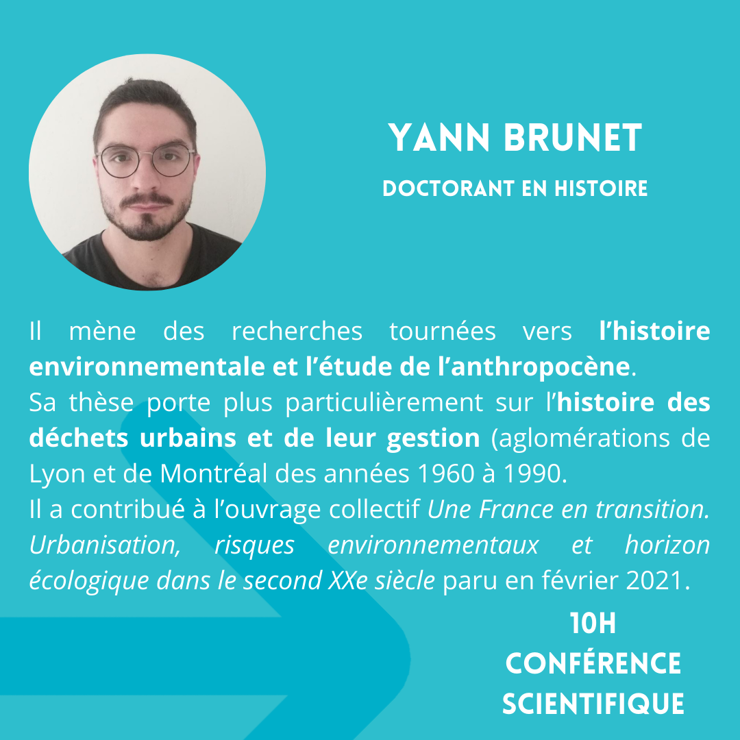 Yann Brunet, historien au Rdv de l'économie circulaire