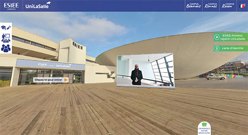 visite virtuelle UniLaSalle campus ESIEE-Amiens