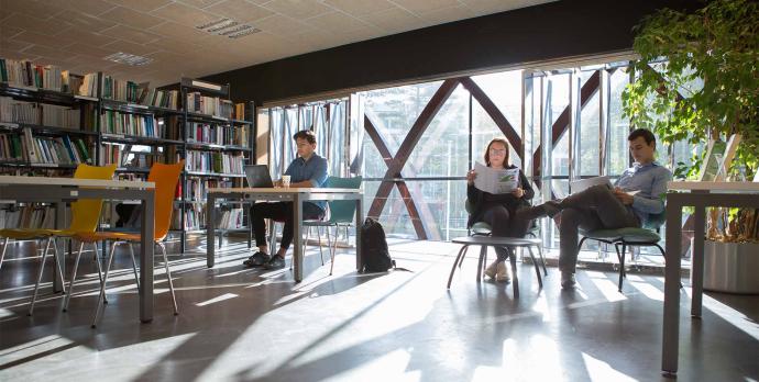 centre de documentation d'UniLaSalle - campus de Rouen