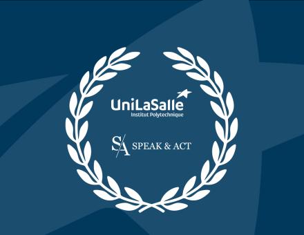 UniLaSalle, labelled "Best Employer Experience 2023" by Speak & Act obtains 6th place in the national ranking of engineering schools according to employers